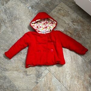 Red Button Up Bella Bliss Jacket